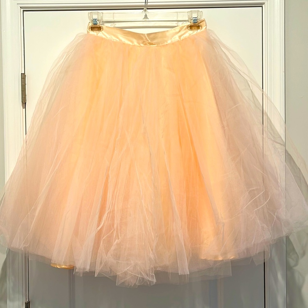 Space 46 Peach Tulle Skirt